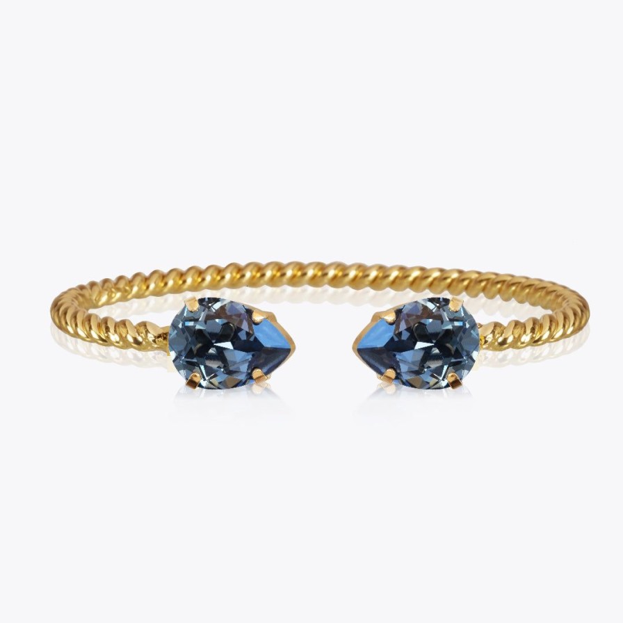 Smycken Caroline Svedbom  | Mini Drop Bracelet Denim Blue